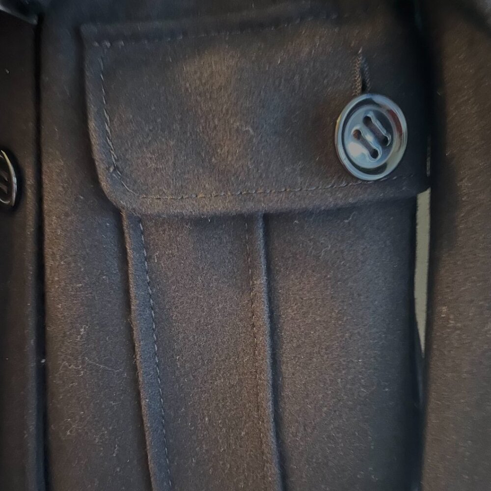 Kenneth Cole Reaction Wool Blend Lined Trench Coat - Picture 5 of 7
